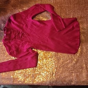 Maroon Sweater top